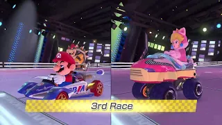 Mario Kart 8 Deluxe - #2 - THIAGO (P1) VS MARIANA (P2)