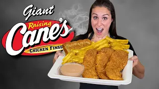 We Made GIANT Raising Cane's Chicken Tenders // VERSUS