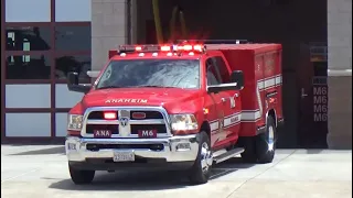 Anaheim Fire & Rescue Medic 6 Responding X2