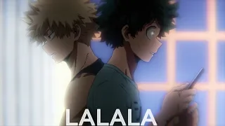 Izuku Midoriya vs Katsuki Bakugo~[AMV]~Lalala (bbno$) Boku no hero Academia