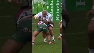 265kg collision in rugby! Manu Tuilagi on Ben Tameifuna