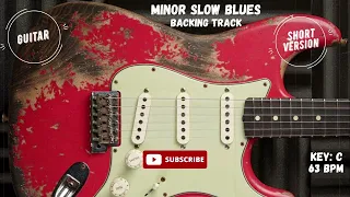 Guitar Minor Slow Blues Backing Track Jam in C