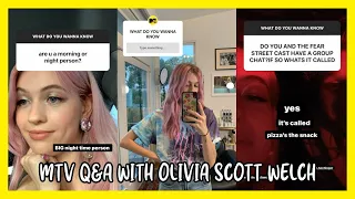 Olivia Scott Welch MTV Instagram Q&A! Fear Street, Fun Socks & More!