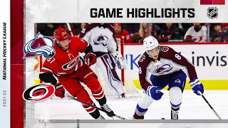 Avalanche @ Hurricanes 3/10 | NHL Highlights 2022