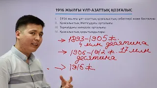 Онлайн сабақ / 1916 жылғы Ұлт азаттық көтеріліс / Қазақстан тарихы