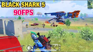 XIAOMI BLACK SHARK 5 Test PUBG Mobile 90FPS 🔥 NEW RECORD in Core CIRCLE |4 Finger + Full GYRO