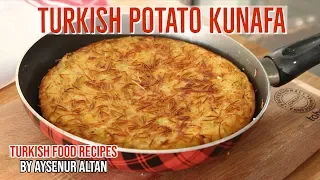 Turkish Style Hash Brown - Savory Potato Kunafa For Breakfast