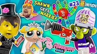 POWERPUFF GIRLS MARRY BABY SHAWN!  FGTEEV Lego Dimensions Giant Colors Skittles Monkey (Year 3 #23)