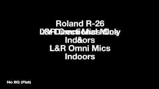 Zoom h4n VS Roland R-26 Audio Tests