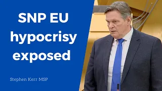 SNP EU hypocrisy exposed