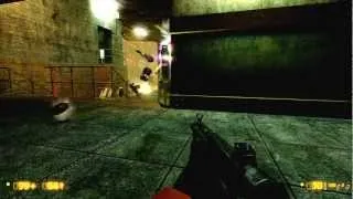 Black Mesa sentry gun fun