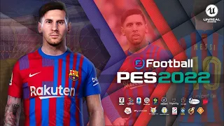 FTS 22 MOD PES 2022 Android Offline 300 MB Best Graphics New Face Kits 21/22 & Full Transfers Update