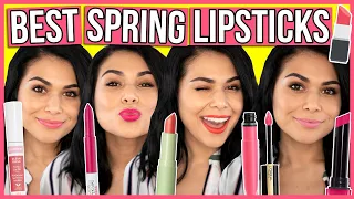 Top 10 DRUGSTORE Lipsticks for Spring 2020 🌸 (LIP SWATCHES)