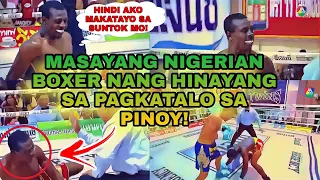 MATIGAS AT MALAKAS NA NIGERIAN BOXER AKALA PANALO NA SA PINOY! 😲 #BOXINGBELLTV