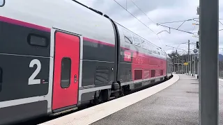 TGV lyria Genève-Paris à Bellegarde (10/03/24)