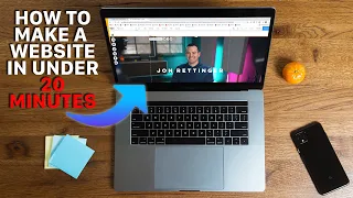 How to make a WEBSITE in under 20 minutes