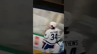 AUSTON MATTHEWS SCORES 55 AND 56 GOALS. GWG VS STARS REACTION