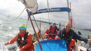 The English Channel Islands & Around the Island Race | Saga47swan Sailing #sailinguk