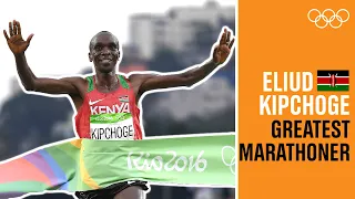 🥇 42.195km - Eliud Kipchoge's golden Marathon in Rio 2016!