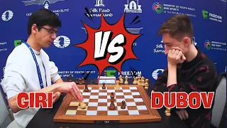 Giri Anish vs Dubov Daniil || World Blitz Chess 2023 - R9