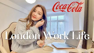 Day In the life working in London (Coca Cola Company)| Work From Home