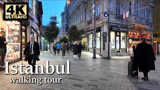 Istanbul, TURKEY 4K Walking Tour - Taksim Karaköy Galata and Sultanahmet - Türkiye