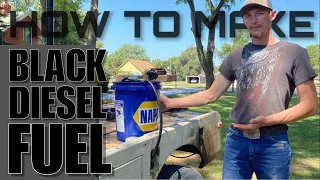 The cheapest way to make black diesel fuel | BLACK DIESEL GARAGE