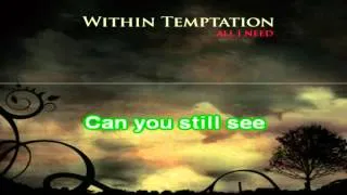 Within Temptation - All I Need - karaoke