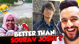 This Vlogger is better than @souravjoshivlogs7028 ? (Meme Review)