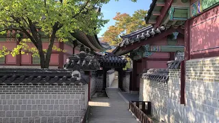 [4K] 낙엽이 물들기 시작하는 고즈넉한 가을 창덕궁 Changdeokgung Palace in Fall (with closed caption, Eng sub)