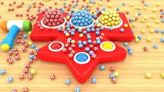 Learn Shapes with Color balls and Hammer Educational Toys