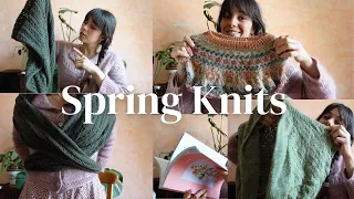 My wild knitting podcast | Ep. 30 | Preparing for Spring projects and 2 finished shawls