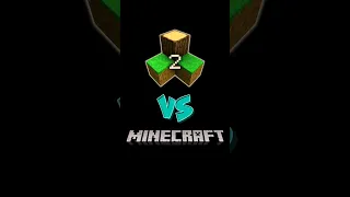 MINECRAFT vs SurvivalCraft 2 ( PART 2 ) WHO is better  ? #minecraft #shorts