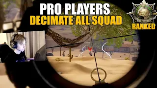 XMPL with 1amLu decimate All SQUADS on Miramar in PUBG ranked