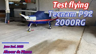 Test flight · Tecnam P92 2000RG · 02-06-2023