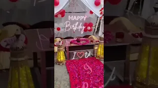 BEAUTIFUL BIRTHDAY DECOR.... #birthdaysurprise #anniversarydecoration #love #valentinesday #valentin