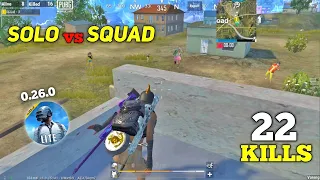 22 KILLS 🔥 SOLO vs SQUAD FULL GAMEPLAY AFTER NEW UPDATE - PUBG MOBILE LITE