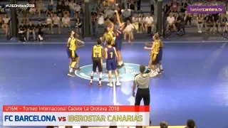 U16M - FC BARCELONA vs IBEROSTAR CANARIAS.- Torneo Internacional Cadete La Orotava 2018