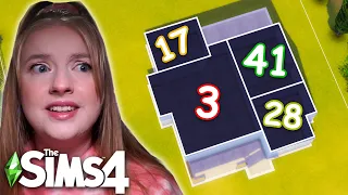 the sims 4 but every room is a different number of items