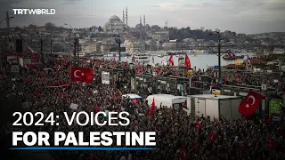 Thousands gather in Istanbul to show solidarity with Palestinians