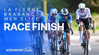 Conquered & Dispatched 💪 | La Fleche Brabanconne 2024 Men's Elite Race Finish | Eurosport Cycling