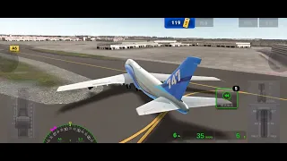 Airline Commander BOEING 747 巴爾的摩飛往亞特蘭大_完整降落（奈米水航空）