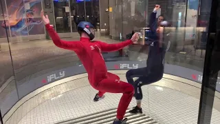 Zooming Around The Tunnel And Learning How to Sit Fly - iFly