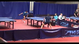 A rather fast backhand by Benedek Olah (TOP-16 18.12.2021)