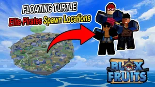 Floating Turtle Elite Pirates/Elite Bosses "Deandre,Diablo and Urban" Spawn Locations - Blox Fruits