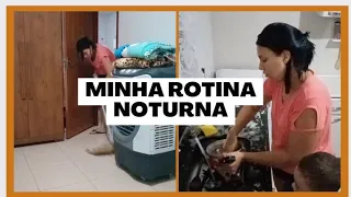 rotina noturna/sozinha com as crianças/organizei a🏠coloquei as crianças pra dormi🙏❤