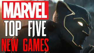 TOP 5 NEW MARVEL GAMES You Should Be Hyped For!