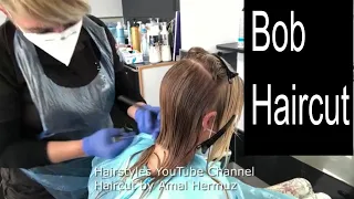 Short Haircut For Women 2021 | Bob Hairstyles | Bob Haircut Tutorial | TIPS | Amal Hermuz