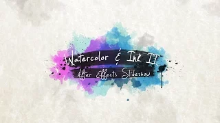 Watercolor Ink Slideshow 2 - After Effects Template