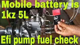 How 1kz diesel pump - Toyota 3L 5L pump checking